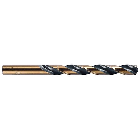 17 BlackGold 135Deg HSS Jobber Drill, 10PK